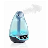 Babymoov Hygro Plus Digitaler Luftbefeuchter mit Nachtlicht (7 Farben), automatischer Feuchtigkeitsregelung, Zerstäuber für ätherische Öle | Mehrfarbig