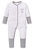 Schiesser Baby-Jungen Anzug mit Vario Zweiteiliger Schlafanzug, Grau (grau-Mel. 202), 56