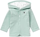 Noppies Unisex Baby U Cardigan Jrsy Rev Nusco Strickjacke, Grey Mint, 50 EU