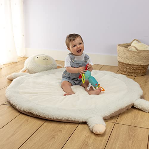 RUGUIES- Krabbeldecke für Babys. Baby Spieldecke. Weiche, Gesteppte Decke für Kinder. Baby Bodenkissen. Krabbeldecke für Neugeborene. Interaktive Decke zum Spielen und Entspannen. Play Mat XL.