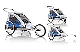 XLC Duo-BS-C02 2014 Fahrradanhänger blau/Silber 3092000400