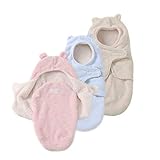 JASA kids Baby Schlafsack innen weich gefüttert Pucksack für Neugeborene zu jeder Jahreszeit verwendbar