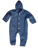 Engel Baby Overall mit Kapuze Wollfleece