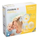 Medela Swing Maxi Flex elektrische Doppel-Milchpumpe – Mehr Milch in kürzerer Zeit – Mit PersonalFit Flex Brusthaube und Medela 2-Phasen Expression-Technologie, 1 Stück (1er Pack)