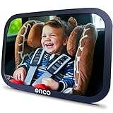 Onco 360° Baby Autospiegel - 2024 & 2023 Preisgekrönter Auto Spiegel für Baby Rücksitz, 100% Bruchsicherer & Schwenkbarer Rücksitzspiegel, Baby Erstausstattung, Universeller Baby Spiegel Auto